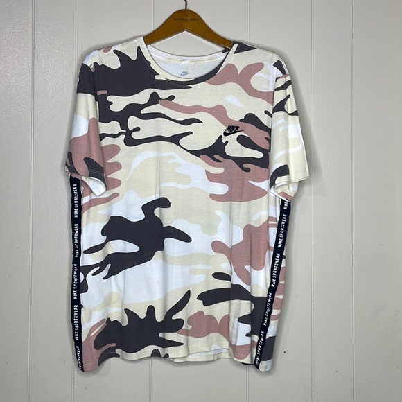 Nike Other - 🔥🔥Nike Sportswear SW Desert Sand Fossil Camo T-Shirt Size: XL🔥🔥